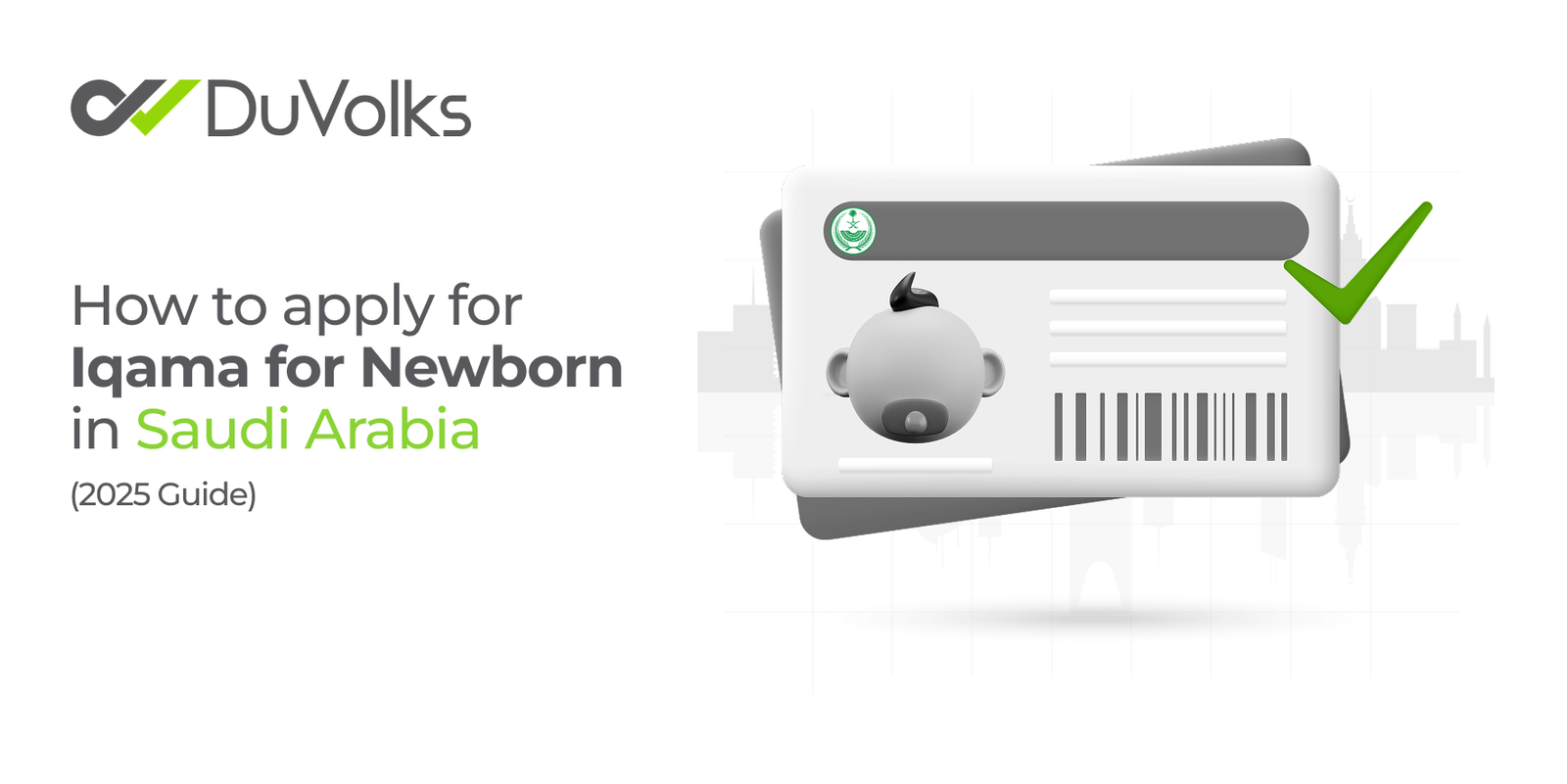 how to apply for iqama for newborn in saudi arabia