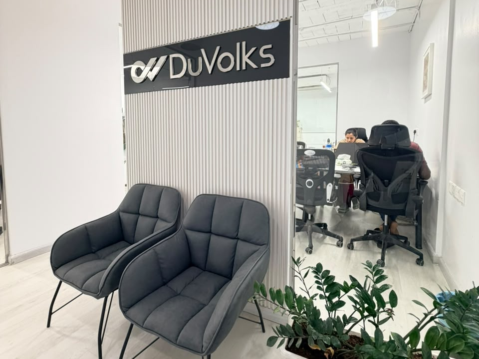 DuVolks reception area at the Riyadh office